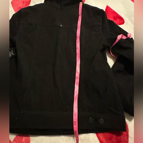 NWT Jacket LIVERPOOL LOS ANGELES Women’s  Black Rise Denim Trucker Soft - Picture 14 of 15